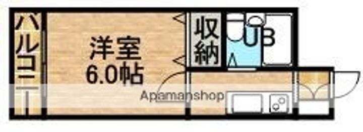 大一コーポの間取り