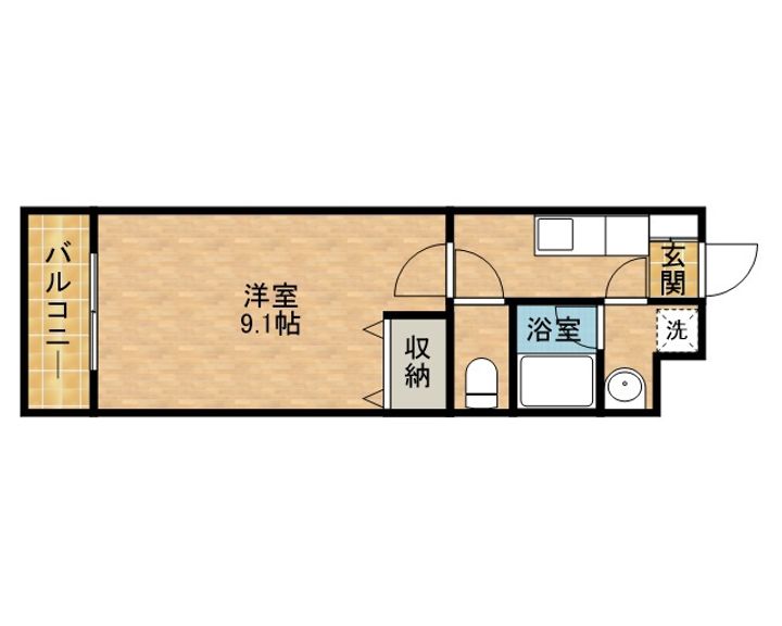 ドミールの間取り