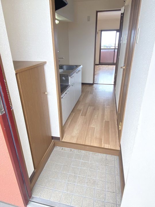 ドミールの玄関