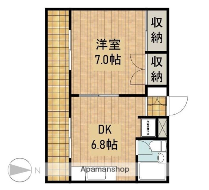 コーポコスモスⅠの間取り
