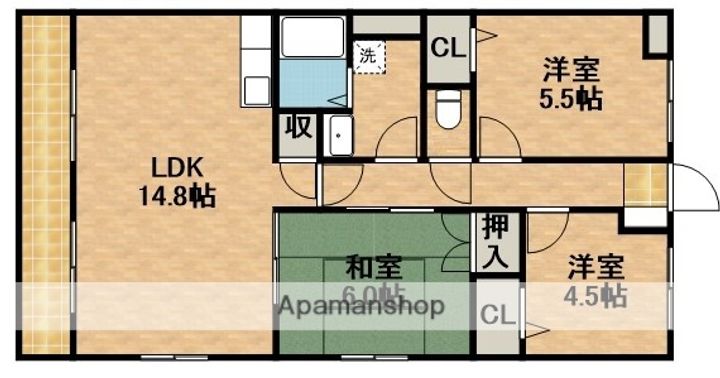 エスペランサAOIの間取り