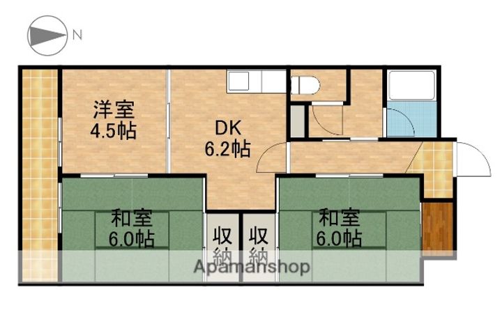 メゾンドパルファの間取り