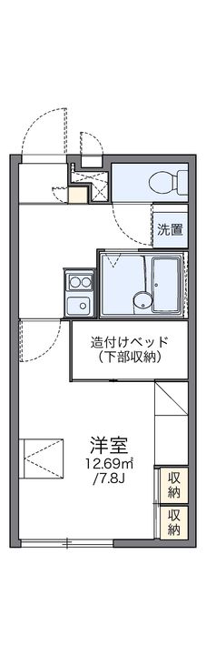 レオパレス槙Ⅱの間取り