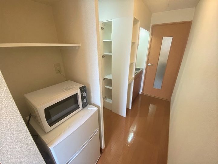 レオパレスクリスマスローズの玄関