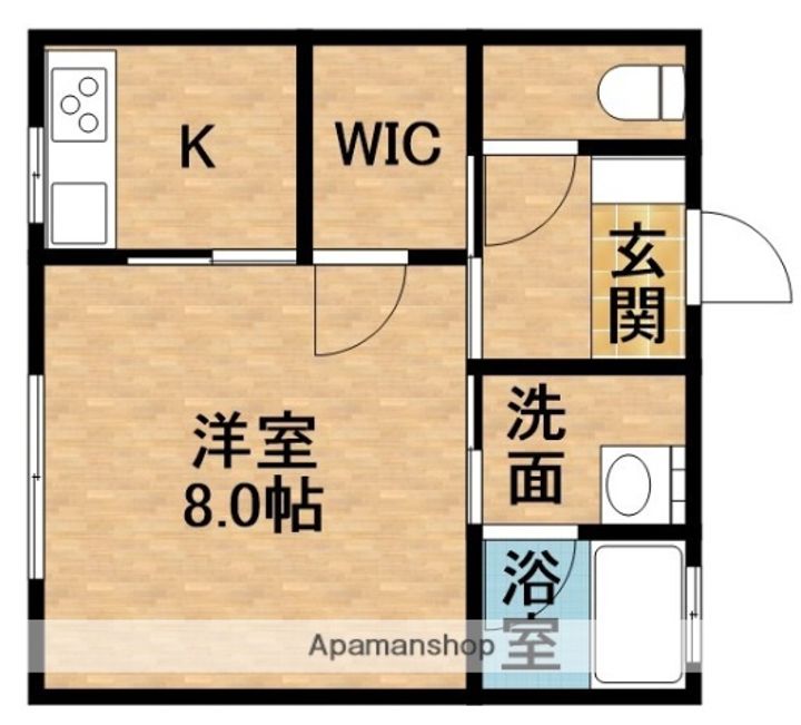 ミヨシハイツAの間取り