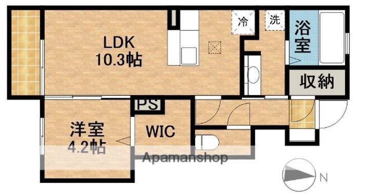 グランメール掛川の間取り