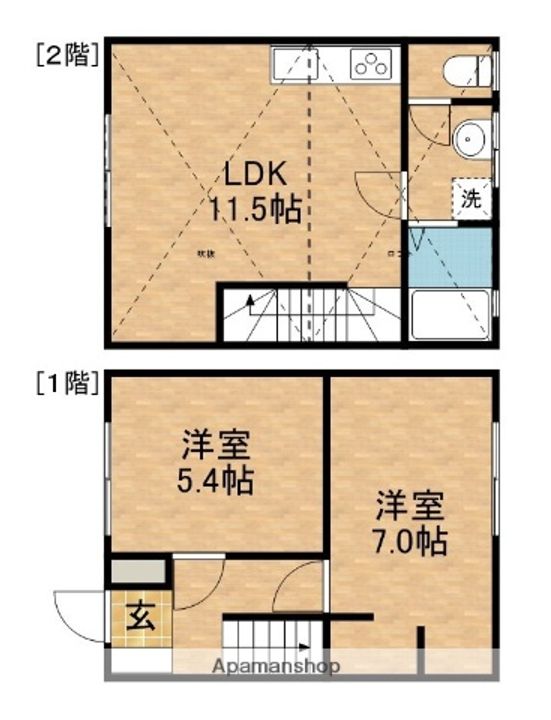 ちゃまクリス106の間取り