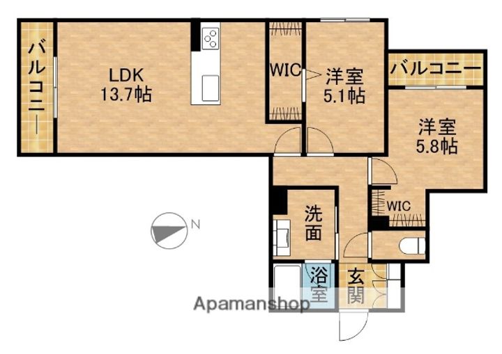 AXIS助信の間取り