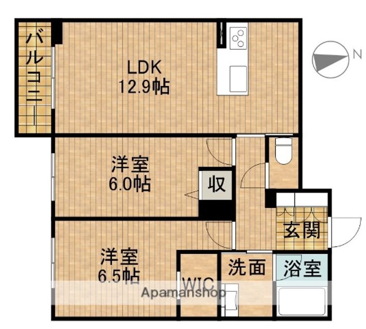 AXIS助信の間取り