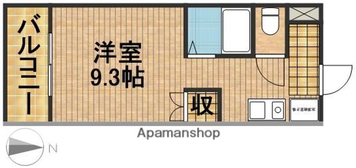 磐田グレイス第5マンション203の間取り