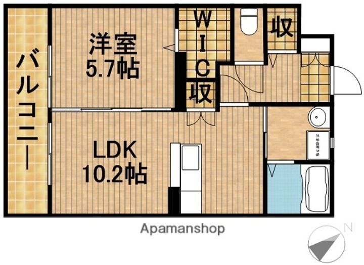 ソレアードの間取り