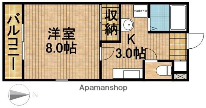 ハース若林の間取り