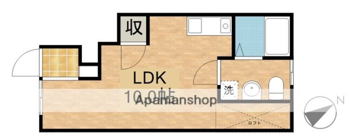 NORTH VILLAGEⅠの間取り
