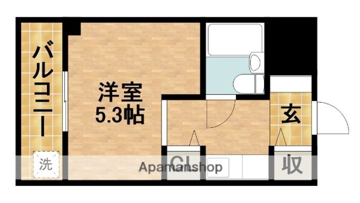 メイクスⅠ八幡の間取り