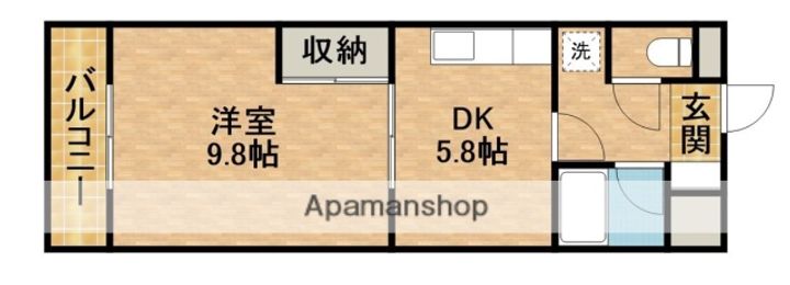 メゾンブルージュの間取り