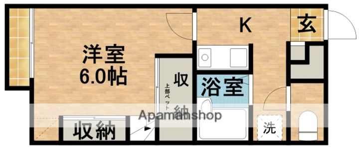 ユトリロ坪井町の間取り