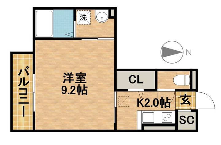 カレジエ・文丘の間取り