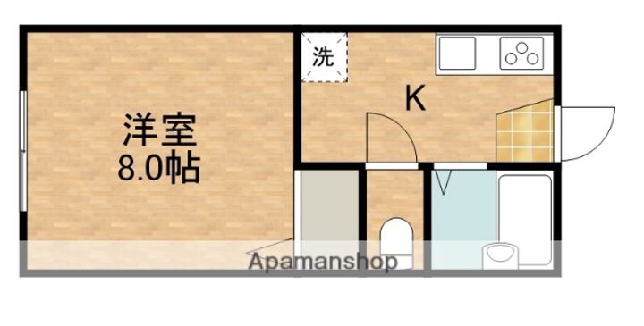 ハイツモンブランB105の間取り