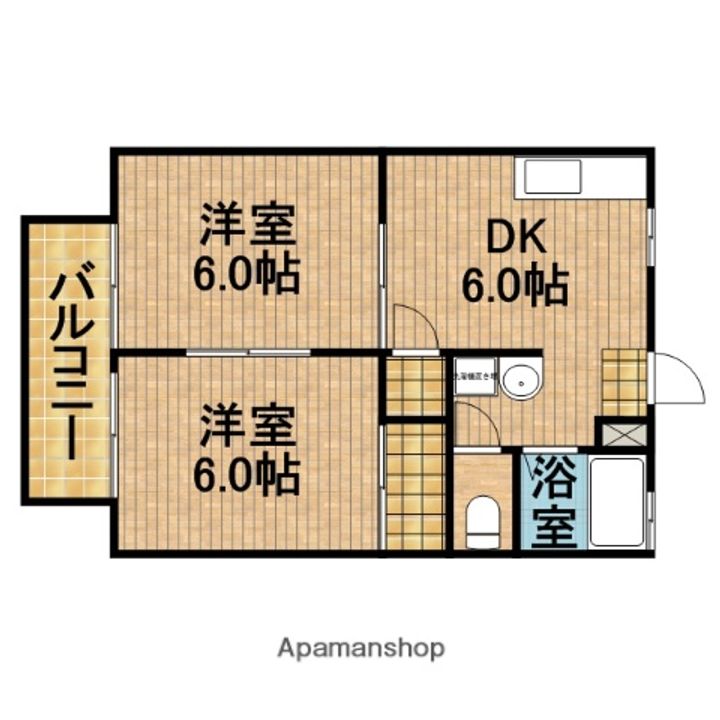 サンビレッジBの間取り