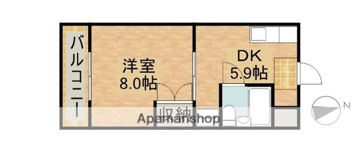 佐鳴の丘304の間取り