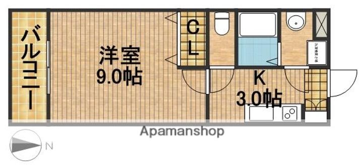 ベルフローラ神田の間取り