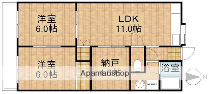 フォレスト・ハイム303の間取り