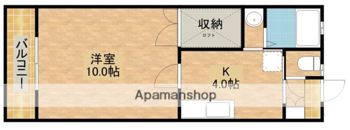 マイシティ若林の間取り
