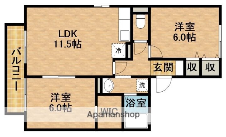 エクレールの間取り