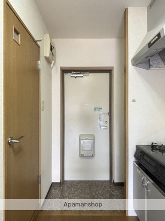 メゾンカネブン203の玄関