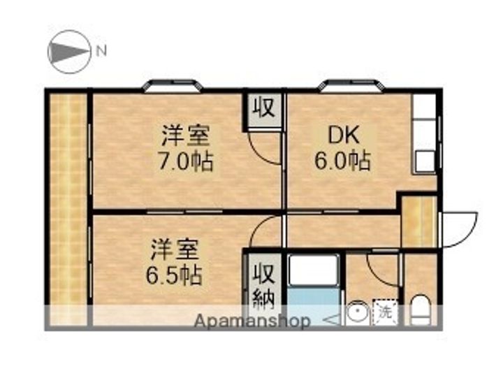 シェールメゾン山内の間取り