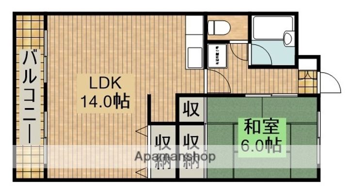 キャトルセゾンの間取り