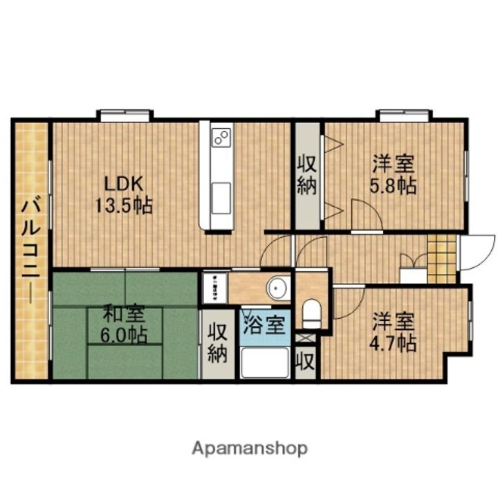 ふるさとの間取り