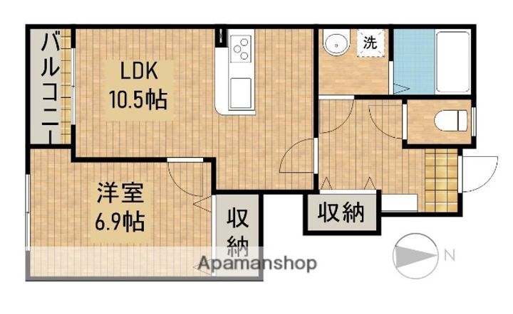 ヒバリーヒルズの間取り