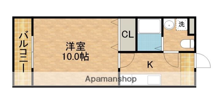 シャンドフルールタルイ205の間取り