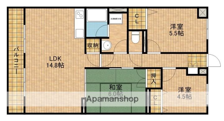 エスペランサAOIの間取り