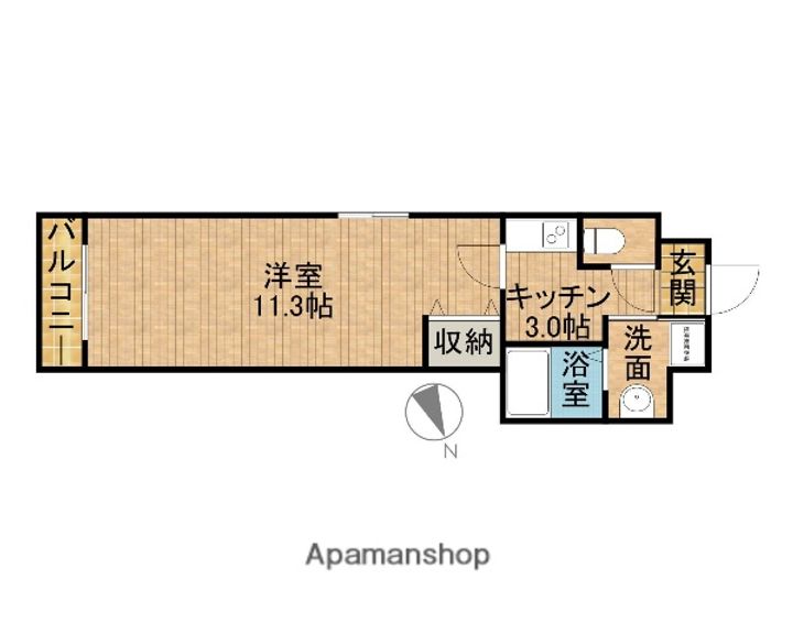 ハピネス北田町の間取り