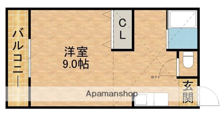 フレンズセドリック102の間取り