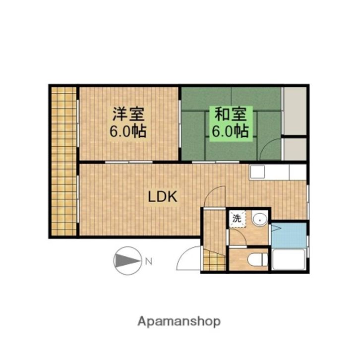プラネット・テンB201の間取り