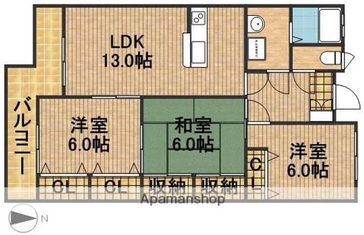 メゾンフロントーサの間取り