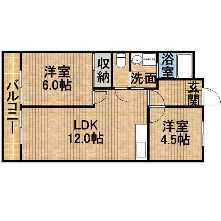 グリーンパレスの間取り