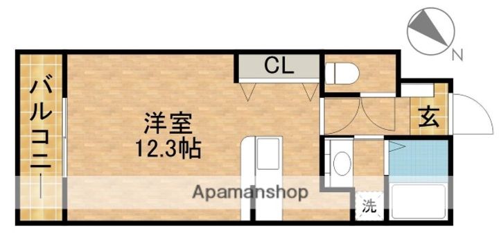 メニュエットⅢ102の間取り