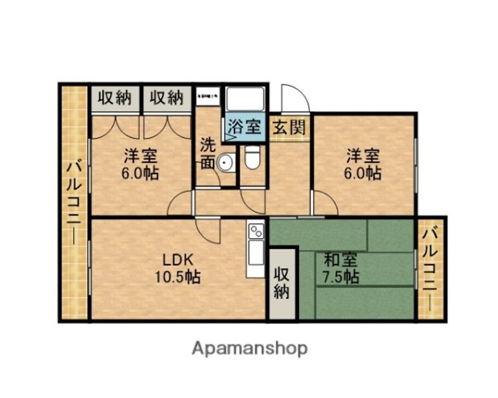 ストークマンションⅡの間取り