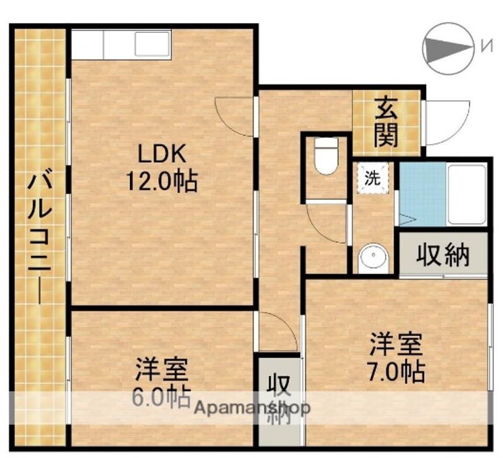 クリサンテAの間取り