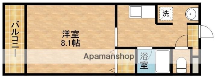 イーストコート21の間取り
