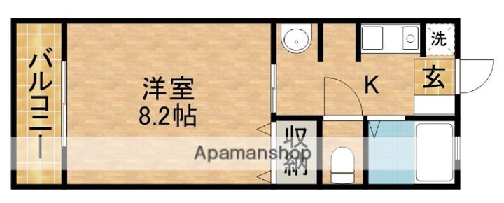 アベニュー平野Ⅵの間取り