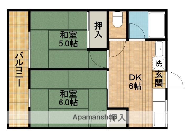 シティハイムブライトの間取り