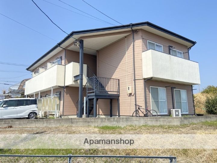 パステルグリーンの外観
