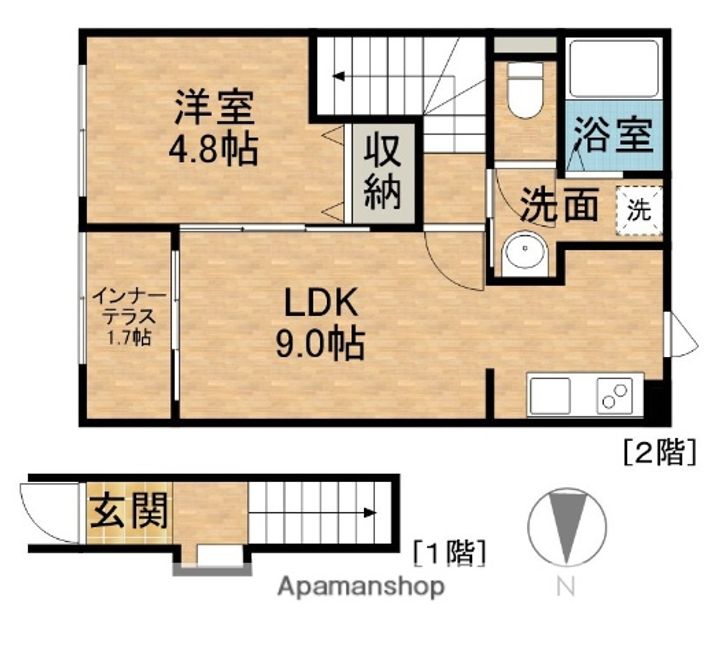 ひまわりの間取り