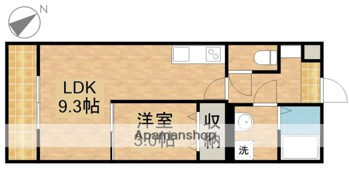 フェリス道本105の間取り