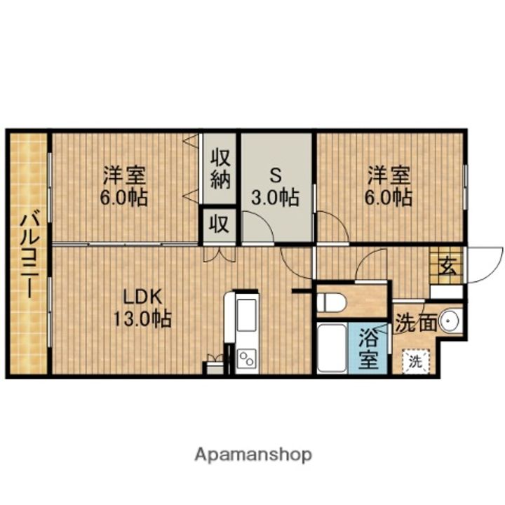 ESTATE山王102の間取り